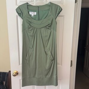 Donna Ricco Sage Cap Sleeve Dress